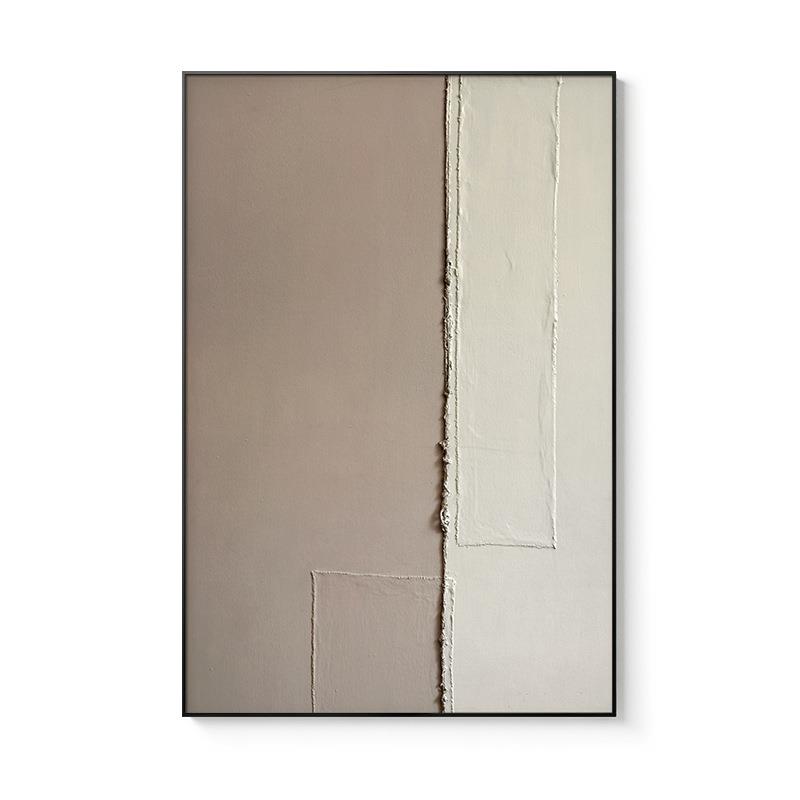 现代大气巨幅客厅装饰画定制侘寂风落地沙发背景墙挂画北欧壁画