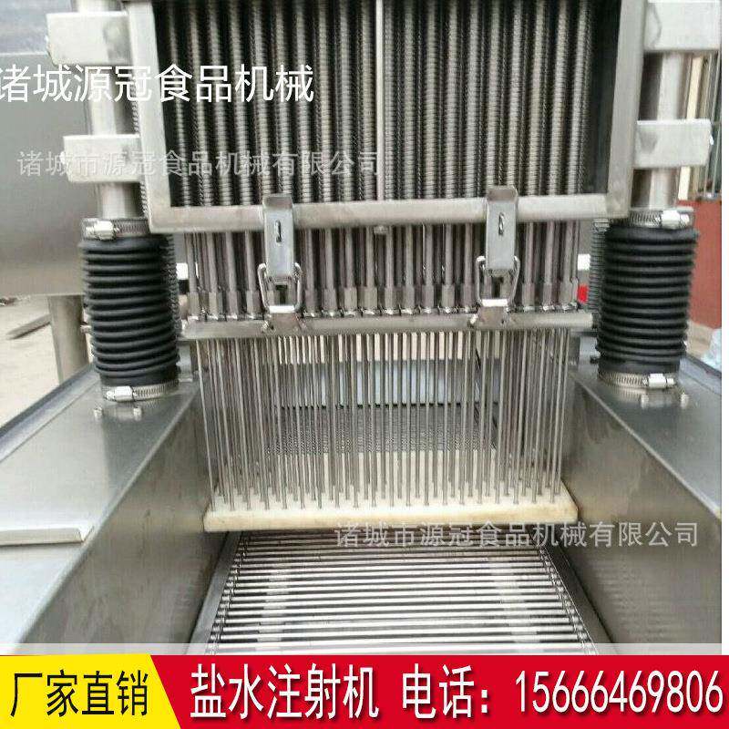 全自动盐水注射机 云南腊肉带骨肉类嫩化机 牛肉干腌制料注入机