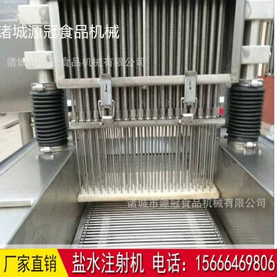 全自动盐水注射机 云南腊肉带骨肉类嫩化机 牛肉干腌制料注入机