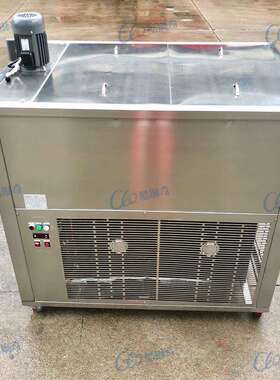 绵绵冰桶制冰机6KW大功率380V牛奶冰冻圆柱冰砖机绵绵冰机