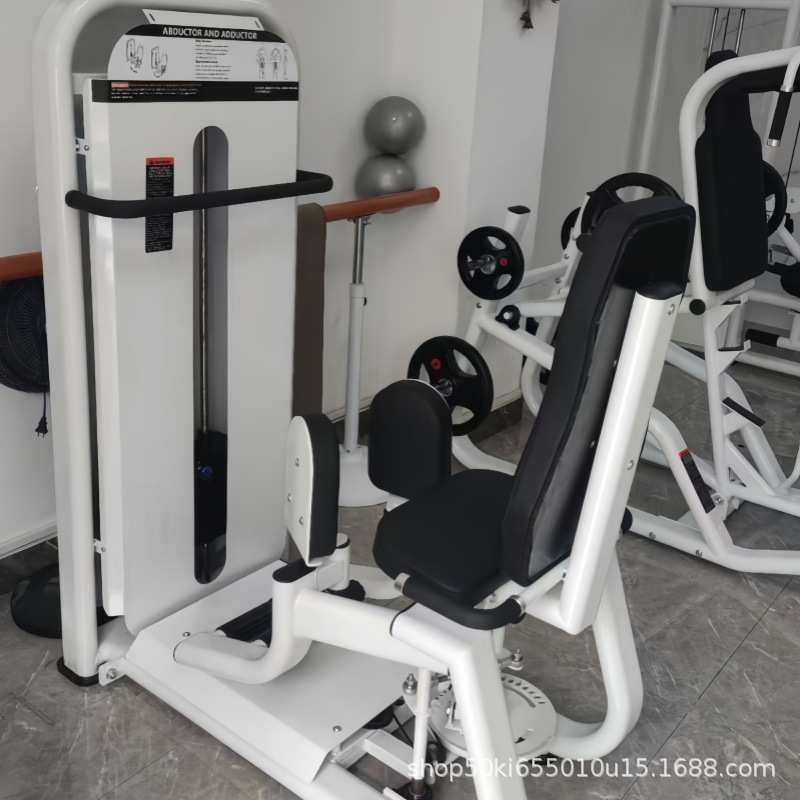 瑜伽馆女子塑型椭圆管练臀器械大腿内外展高低拉训练器哈克深蹲机