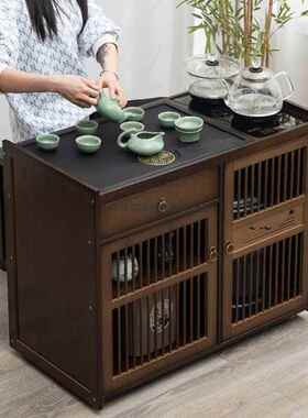 茶吧机家用底上水烧水部壶HWE茶一体全自动移客动带轮小型厅茶台