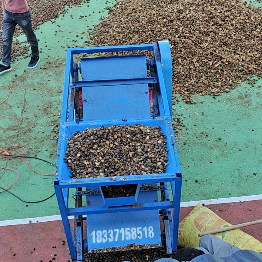 2022年新款油茶籽剥壳机家用脱壳山茶子去皮挑籽分选分离设备旭海