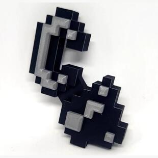 MC我的世界装备周边迷你礼物打火石箱子铁石装饰模型像素周边挂件