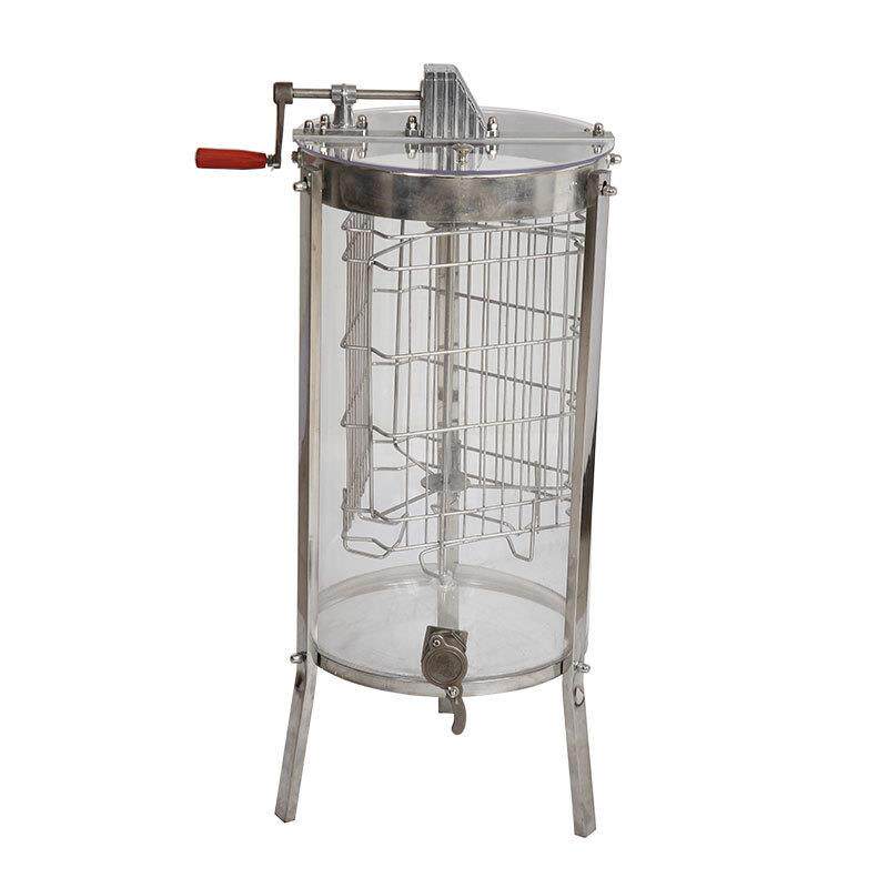 3框透明摇蜜机取蜜机蜂蜜分离机带不锈钢出蜜口养蜂工具 出口