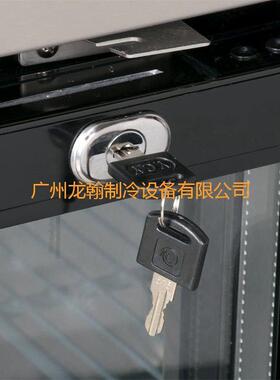 酒吧款黑料LG-330HC机身三玻璃饮啤门酒冷藏展色示柜