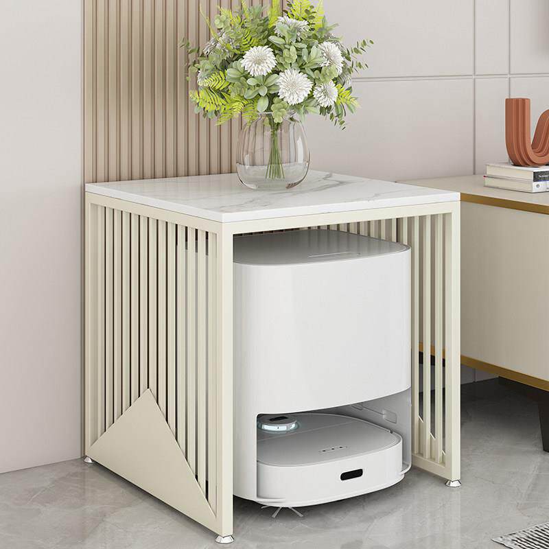 扫地机器人置物架客厅小型鱼缸架适用鱼缸架子底柜移动可定制