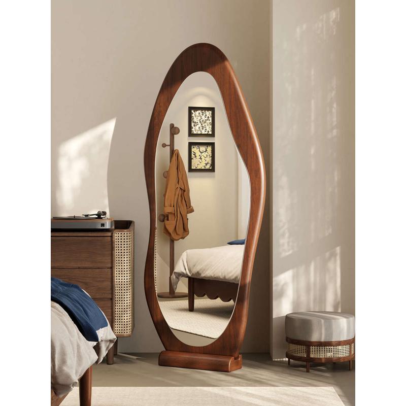 复古全身镜家用客厅落地镜壁挂异型镜穿衣镜卧室试衣镜子网红镜子