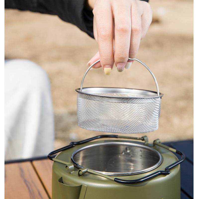 户外水壶咖啡壶茶壶卡式炉便携式车载野外野营泡茶开水壶露营炊具