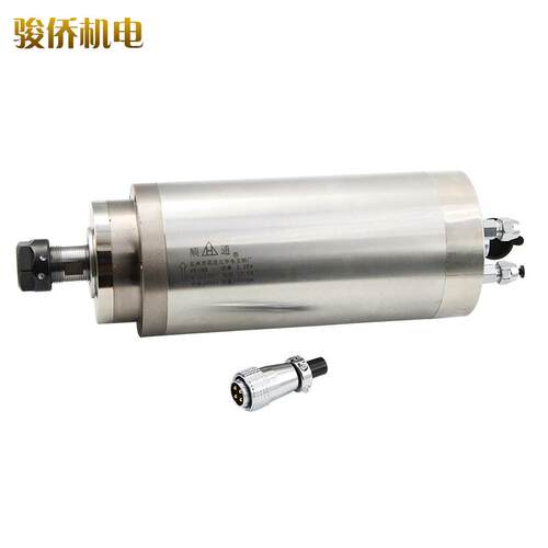 顺通速主轴220380V800W1.52.23.23.75.5W雕刻机水冷主轴电机