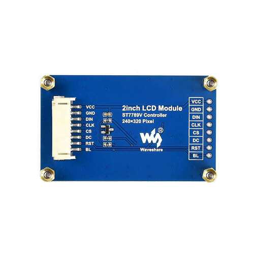 微雪 2寸显示屏 LCD IPS屏 240×320 SPI接口 支持树莓派/arduino
