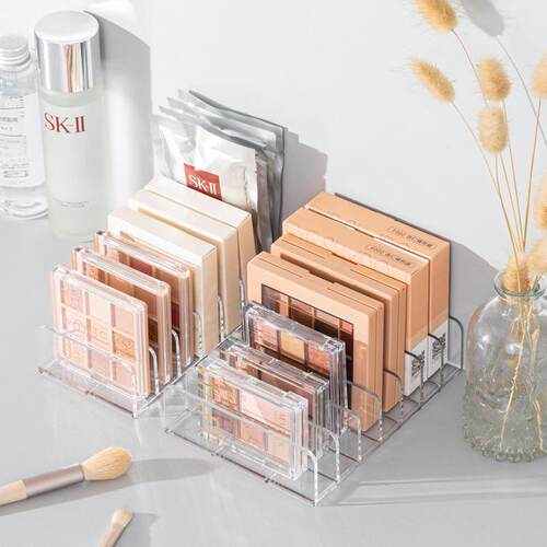 Transparent desktop cosmetic organizer drawer divider box fo