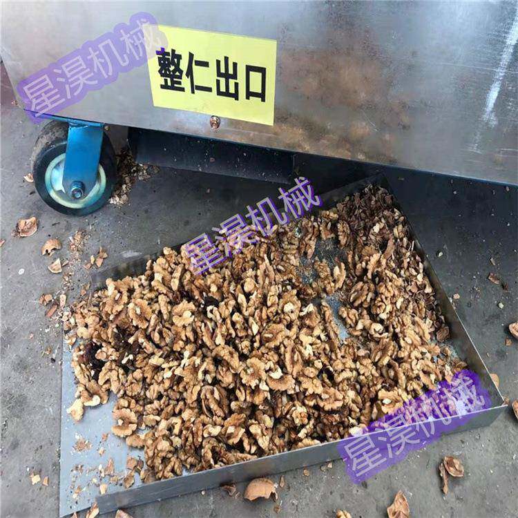自动核桃剥壳机 小型核桃仁壳分离机 新疆剥皮干核桃剥壳取仁机