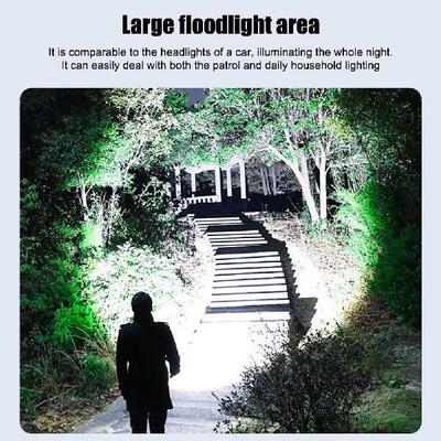 Waterproof Torch Light Telescopic Zoom XPE COB LED Zoomable
