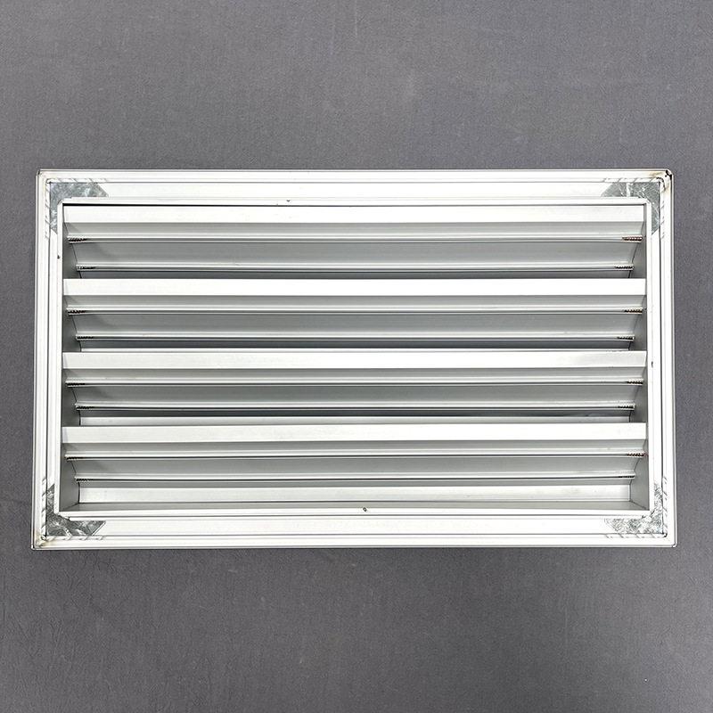 新款直销防雨百叶氧化材料 风口百叶窄边无边内嵌中央空调装饰出