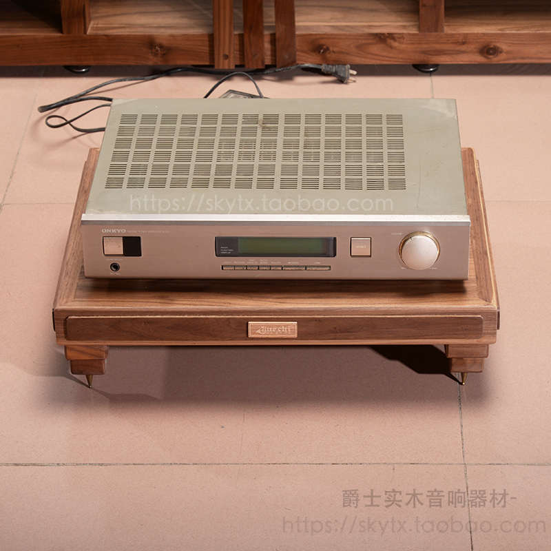 爵士机架JD1精装单一胡桃木音响功放胆机CDHIFI实木器材避震脚钉