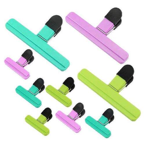 Bag Clips For Food Pack Of 9 Colorful Food Clip Airtight
