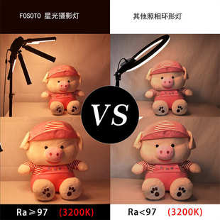 光灯双补新款 灯管灯外贸批发网六色温灯具摄影红 可折叠led直播间