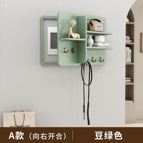 架置箱挂画免⊙改造物箱2023电表简约配电遮箱打孔装饰画电闸新款