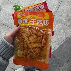 新【来一口唇齿留香】素牛板筋爽韧带劲美味零食入味透彻走向分享