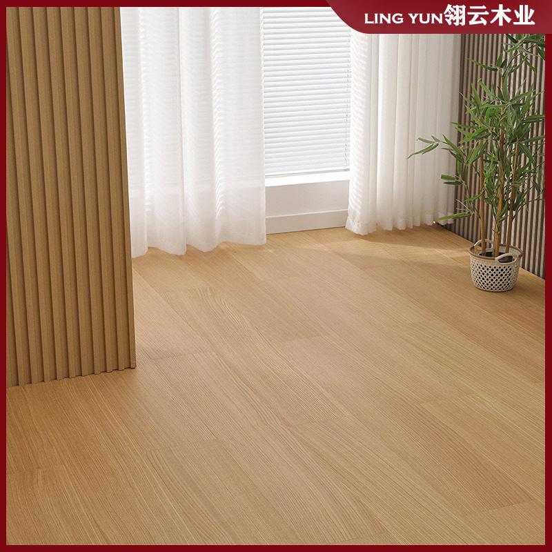 直纹橡木全桦多层实木地板日式原木现简约风ENF级环保地暖锁扣