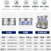 墙183式 冰柜 冰箱冷藏保鲜作台展示柜商用壁工挂冷冻挂柜吊悬挂式