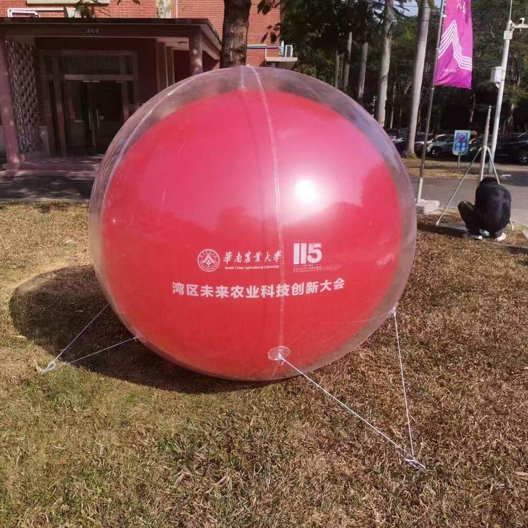 充气Pvc双层落地球定制地飘热气球升空球广告宣传庆典节日气模