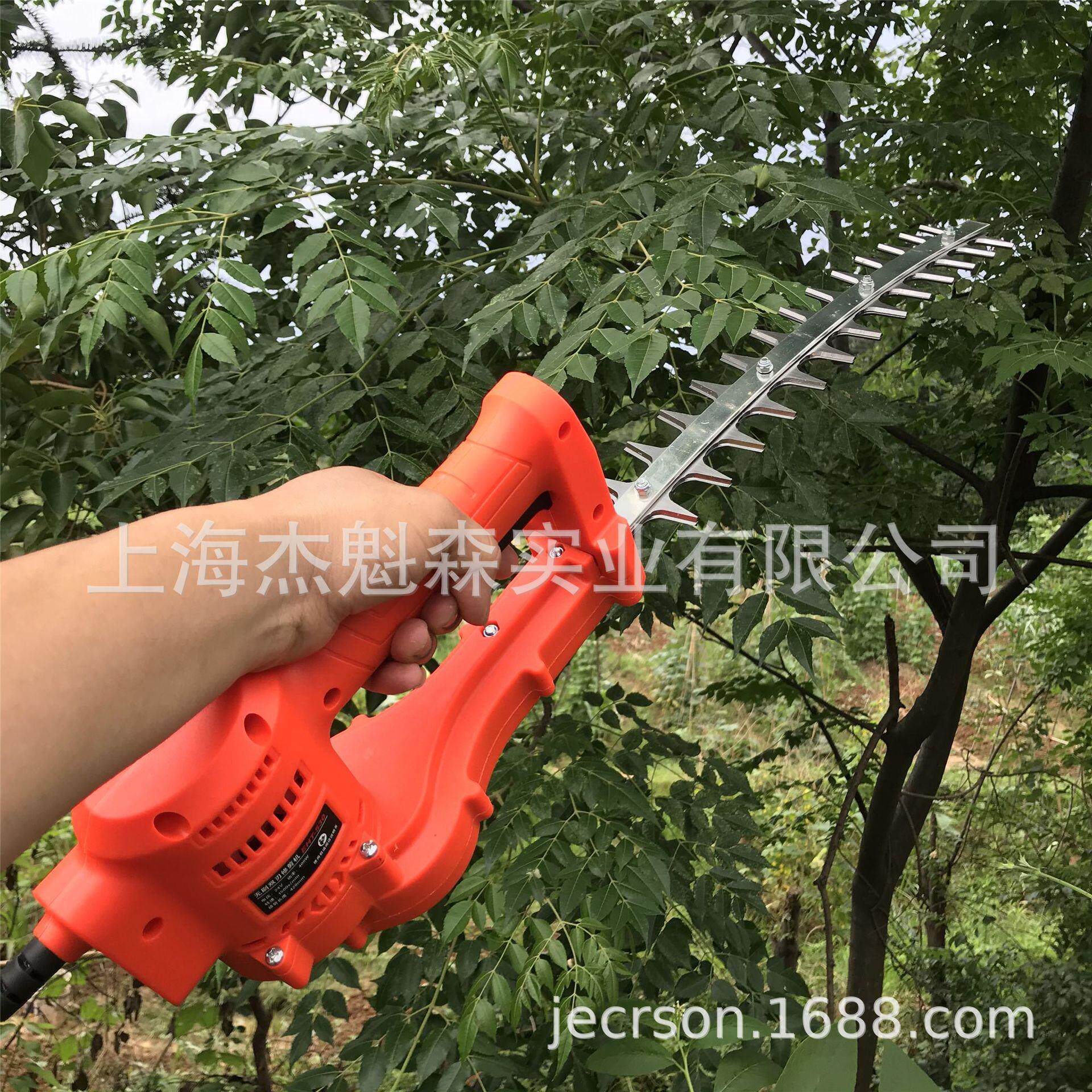 开荒世家24V锂电弧形单手绿篱机茶叶果树修枝机 充电式园林修剪机