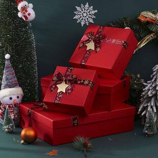 large empty christmas box giftbox present packaging圣诞包装
