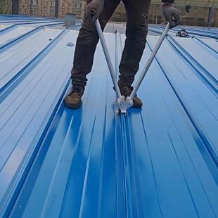 彩钢瓦手动锁边机760/820型手动咬口钳子板手动夹子直销