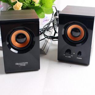 厂家LX608木质有源220V音箱 笔记本台式电脑多媒体2.0音响