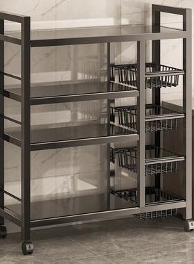 Kitchen storage rack bathroom Shelf Trolley iron shelves