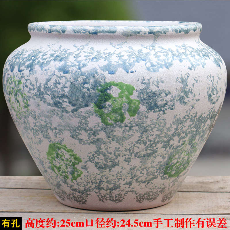 大号陶瓷多肉花盆透气绿植盆栽室内外老桩三角梅专用民宿景观花盆