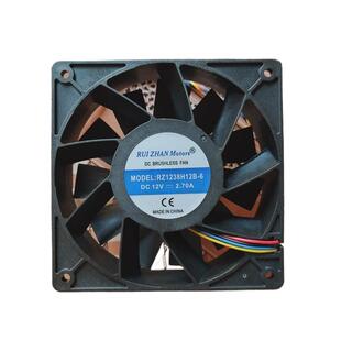 RZ1238H12B 12CM DC12V S9暴力散热风扇 RUIZHAN 蚂蚁S7 Motors