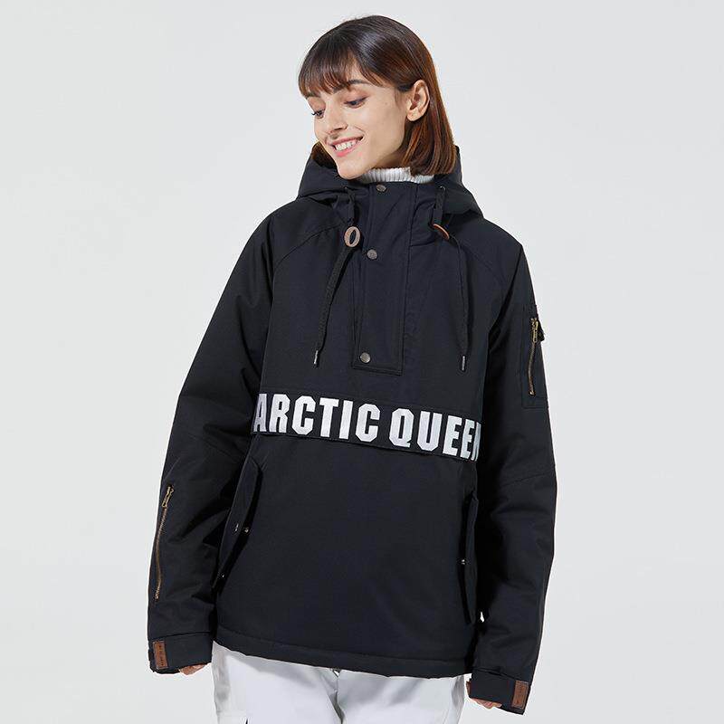 滑雪帽衫滑雪服女男情侣款单板滑雪衣保暖加厚滑雪服帽衫