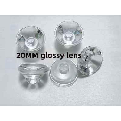 20MM 5/30/60/120度大功率LED光面透镜/灯珠配件/1W3WLED灯罩灯杯