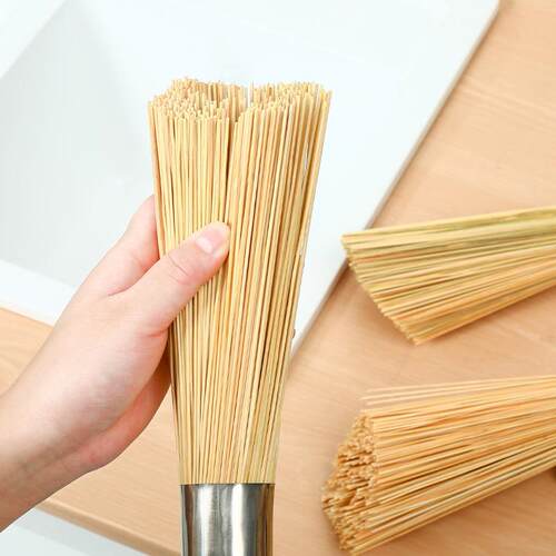 Traditional bamboo pot scrubber, used for cleaning pots and