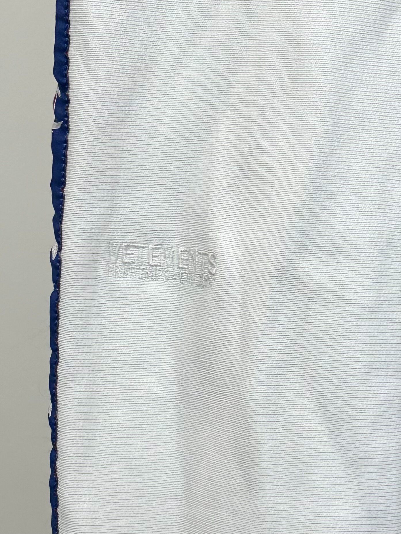 Vetements x Champion Drawstring Sports Pants — label