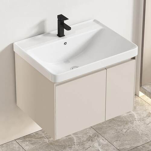 挂墙式浴室柜组合小户型卫生间洗手盆洗漱台卫浴一体陶瓷盆洗脸盆