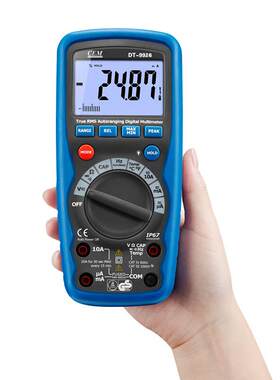 CEM华盛昌DT-9927真有效值高精度万用表电压电流检测电阻温度测试