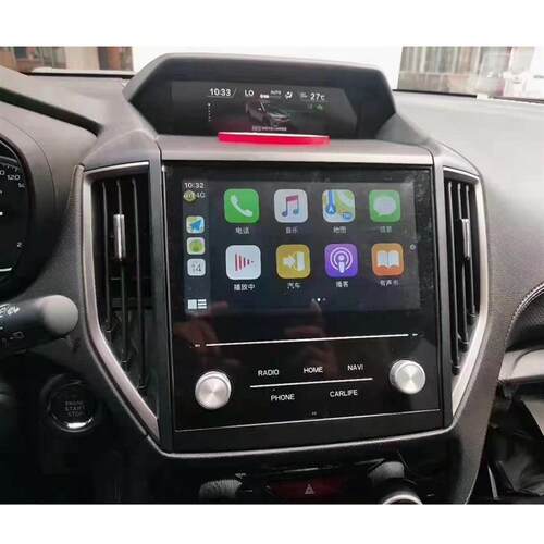 适用于19-21款斯巴鲁森林人安卓智能导航原车风格八核带Carplay