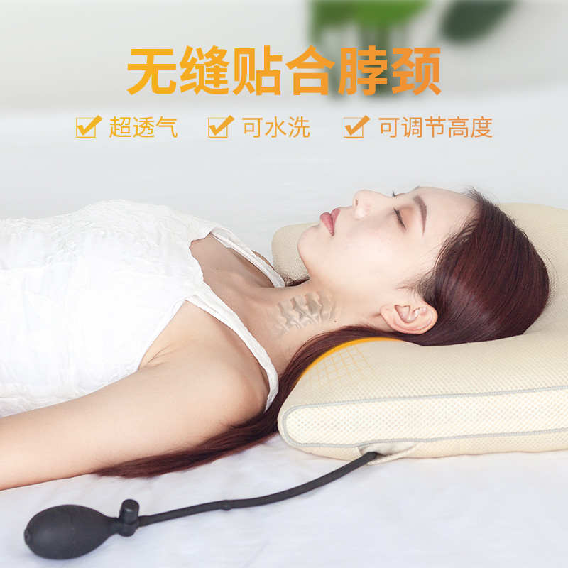 护颈枕富贵包专用PE软管枕芯助睡眠荞麦加热音乐枕头单人男女整头