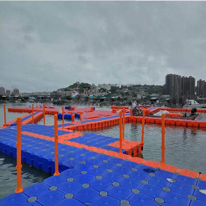 龙舟码头钓鱼平台水上浮筒游艇龙舟码头塑料浮桶浮箱摩托艇泊位