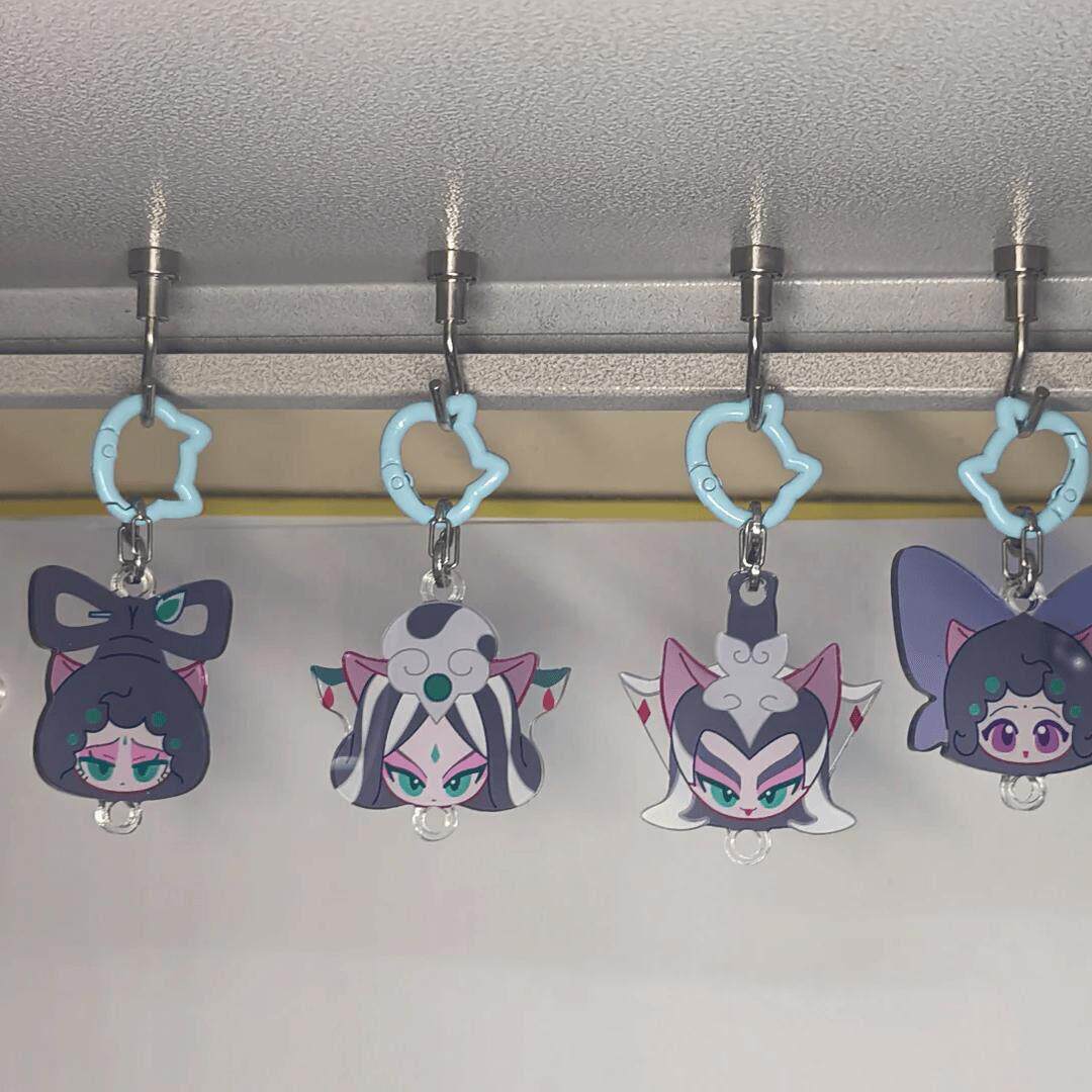 京剧猫周边亚克力挂件钥匙扣墨紫 小青 墨邪 墨兰送朋友闺蜜