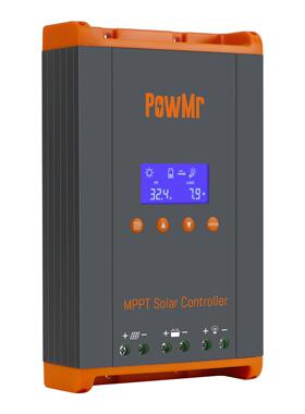 PowMrMPPT太阳能控制器60A可并机120A光伏房车控制器12V-48V