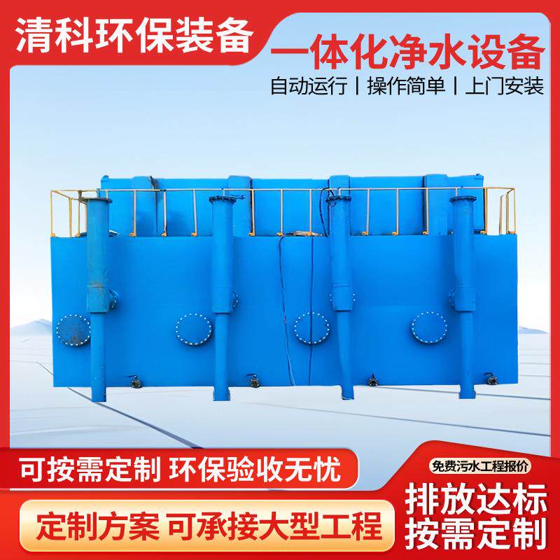 一体化净水设备农村饮用水水厂养殖场水库河水山泉湖水净化设备