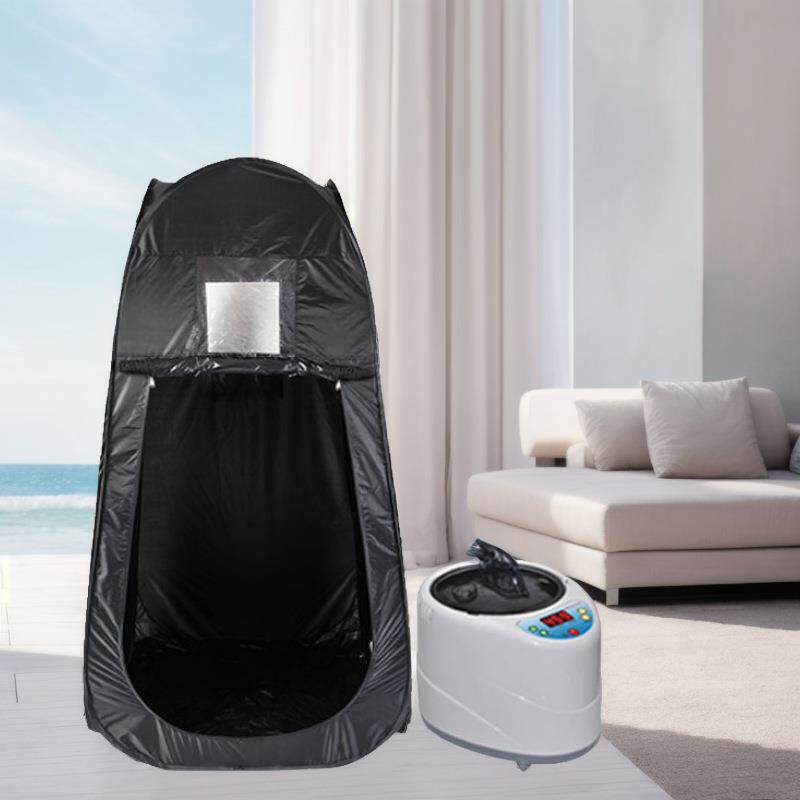 家用折叠桑拿浴箱汗蒸机蒸汽桑拿调温汗蒸箱带折叠椅