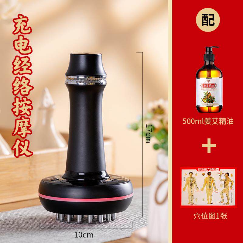 新款经络刷电动刮痧颈仪美容院专用揉腹仪按收子神肚器椎推背刷腿