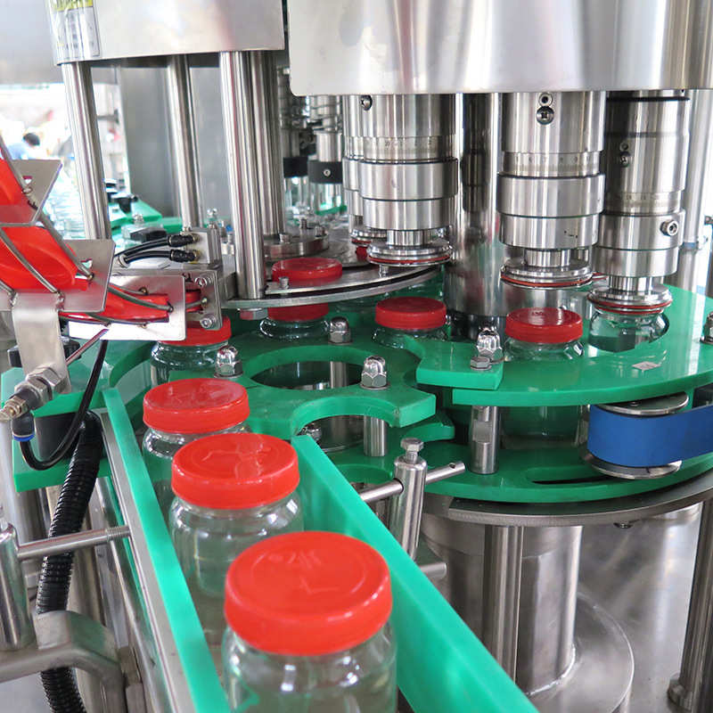 全自动封盖机玻璃瓶高速旋盖机 拧盖轧盖机铁盖封口机包装旋盖机