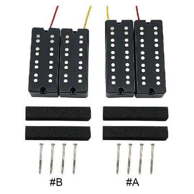 1Set Open 5/4 String Bass Guitar Pickups 2 Mounting Screw